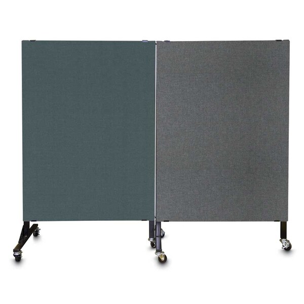 Enclosed Corkboard, 1 Door, 72"x48", 4" Fra